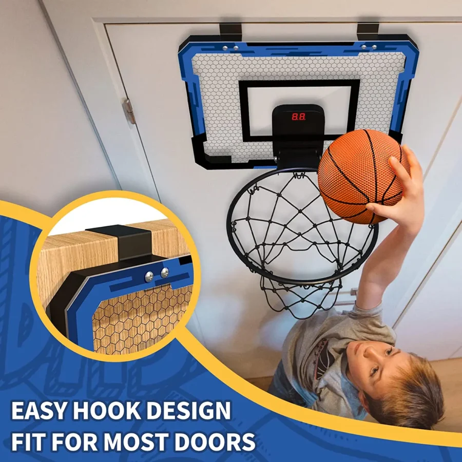 Ring Basketball Hoop Wall-mounted Indoor Training Home Kids Basketball Toy Mini Basketball Hoop Set For Kids Outdoor Games - Image 5