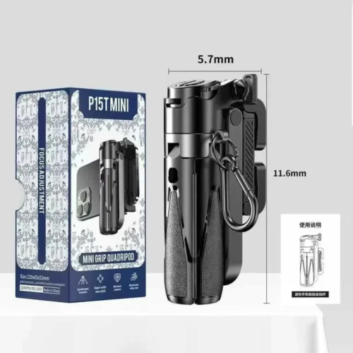 New Latest Upgrade P15 Mini Portable Phone Holder Selfie Stick P15T Mini Adds Bluetooth Remote Control Zoom Function Phone Stand