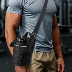 Alternative view of Magnetic Gym Bag with Crossbody Design and Water Bottle Holder for Active Adults