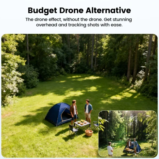 Selfie Stick with 118-Inch Extension, Lightweight Carbon Fiber for GoPro and DJI Cameras - Image 4