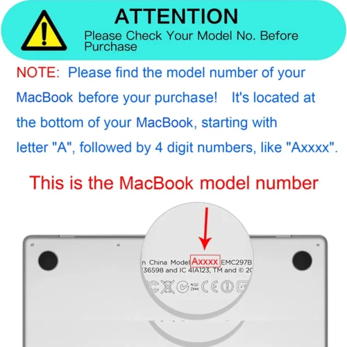 Alternative view of Ultra thin 2025 M4 Case for MacBook Air 13 15.3 Case A3240 A3241 A2681 A2337 Funda Pro 13 14.2 16.2 Case M4 M3 M2 M1 Hard Shell