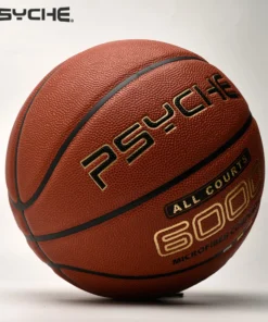 PSYCHE Official Size 7 Basketball PU Leather Indoor Outdoor Ball Wear-Resistant Non-Slip for Professional Competition & Training