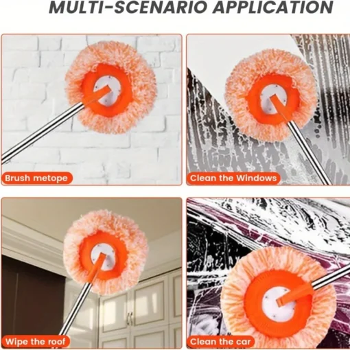 Household Dust Mop with Strong Water Absorption for Floor, Tile, and Ceiling Cleaning - Image 3