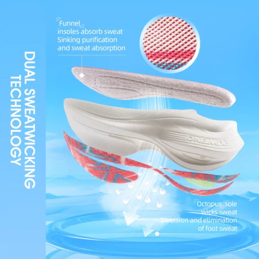 Carbon Plate Marathon Running Shoe with Shock-absorbing Ultralight Bounce for Stable Support - Image 4