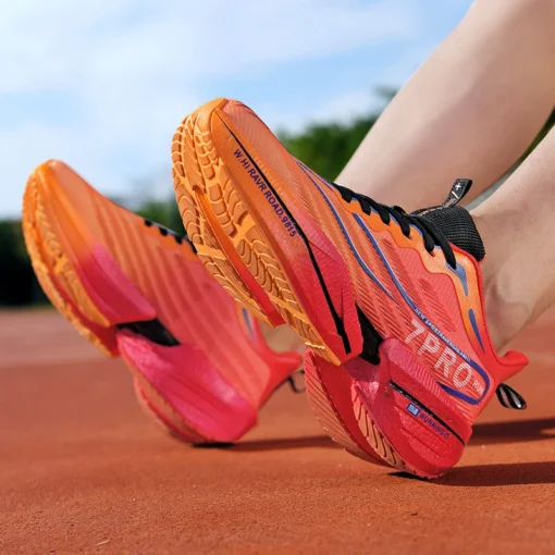 Men's Carbon Plate Sneakers with Soft Sole and Anti-Slip Feature for Outdoor Running and Casual Wear - Image 3