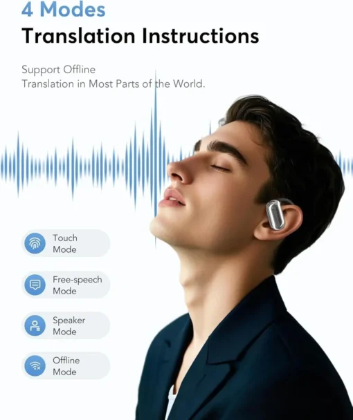 Real Time Translator Headphones with AI Language Translation for Business 144 Languages & Accents - Image 4