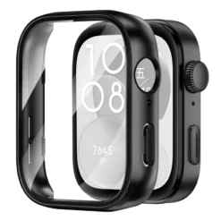Alternative view of Glass Case with Tempered Glass Protection for Huawei Watch Fit Series