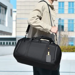 Alternative view of Large Capacity Travel Duffel Bag with Multiple Compartments for Men and Women