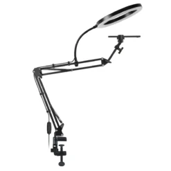 Alternative view of Mobile Phone Photography Overhead Lighting Kit with Adjustable Selfie Stick