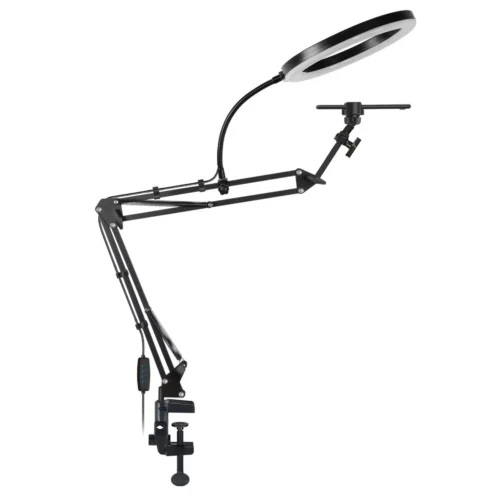 Alternative view of Live Stand Mobile Phone Professional Overhead Lighting Fixed Shooting Camera With Instructi Recording Video Selfie Stick