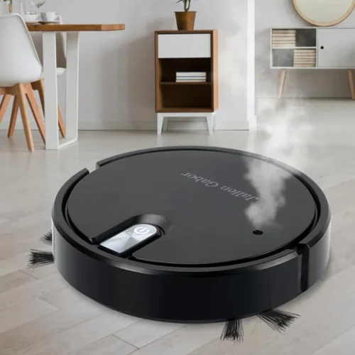 Alternative view of 5-in-1 Wireless Smart Robot Vacuum Cleaner Multifunctional Super Quiet Vacuuming Mopping Humidifying For Home Use Home Appliance