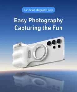 Alternative view of TELESIN Magnetic Phone Camera Shoot Hand Grip Phone Holder Shooting Aid Remote Control Handle for Iphone HUAWEI SAMSUNG Phone