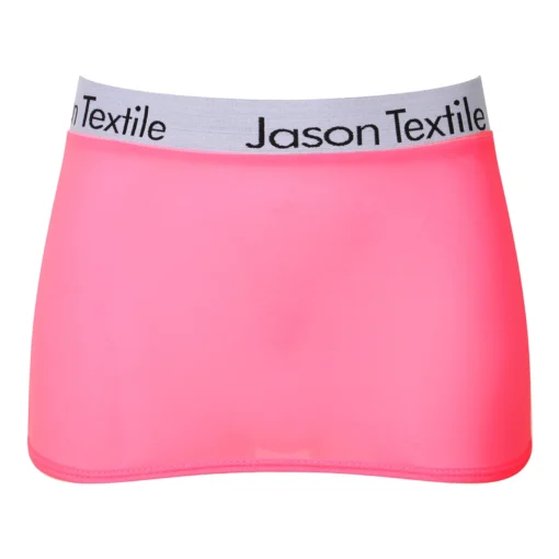 Women's Miniskirt with Elastic Waistband and Semi See-Through Design - Image 5