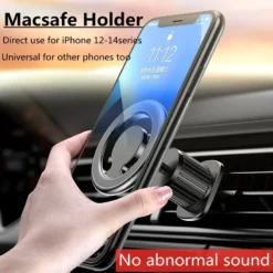 Alternative view of Magnetic Car Phone Holder with Strong Magnet for MagSafe iPhone and Samsung Smartphones