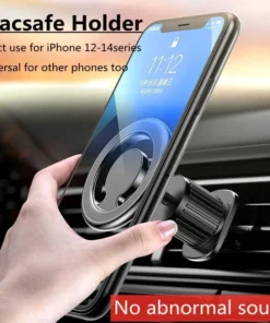 Alternative view of Magnetic Car Phone Holder Stand Magnet Car Mount Support GPS Mobile Bracket in Car For Macsafe iPhone 15 14 13 12 Samsung Xiaomi
