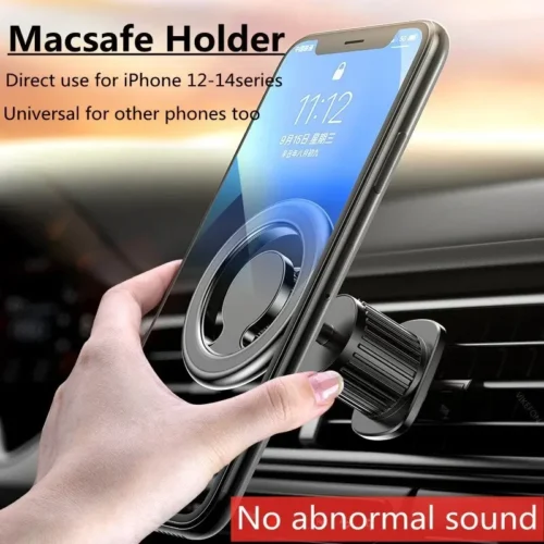Alternative view of Magnetic Car Phone Holder Stand Magnet Car Mount Support GPS Mobile Bracket in Car For Macsafe iPhone 15 14 13 12 Samsung Xiaomi