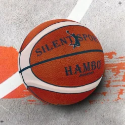 Indoor PU Foam Basketball with Silent Dribbling - Men's Size 7, Women's Size 6, Children's Size