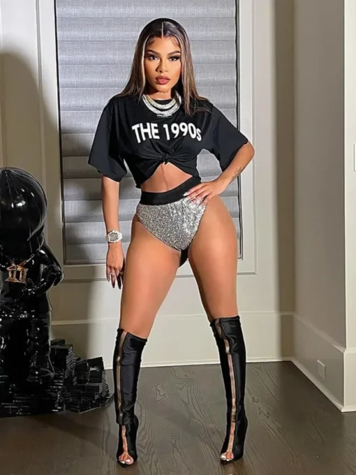 High Waisted Mini Panties with Silk Fabric for Women - Image 6