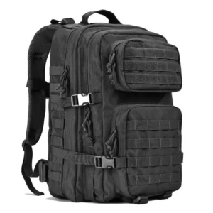 Tactical Backpack with Molle System for Hiking, Camping, and Daily Use - black