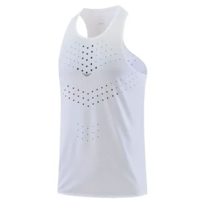 Athletic Tank Top with Moisture-Wicking Fabric for Men and Women - M-27 white, XS（old）