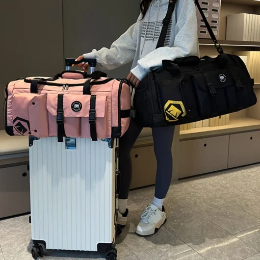 Large-Capacity Travel Backpack with Wet and Dry Separation for Gym and Outdoor Activities - Image 5