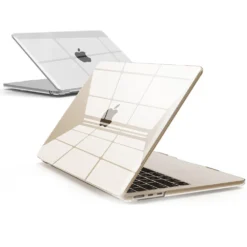 Hardshell Laptop Protective Case, Crystal Clear, for MacBook Air 13.6 Inch (M3 A3113, M2 A2681)