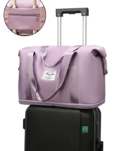 Alternative view of UNIXINU Carry On Travel Duffle Bag Nylon Waterproof Sports Gym Tote Bags for Women Large Capacity Storage Luggage Handbag