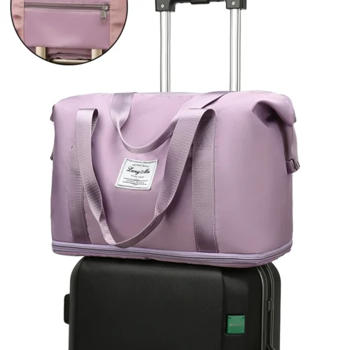 Alternative view of UNIXINU Carry On Travel Duffle Bag Nylon Waterproof Sports Gym Tote Bags for Women Large Capacity Storage Luggage Handbag