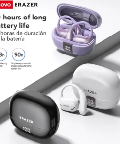 Alternative view of ERAZER XT66PRO Bluetooth Earphones ASMR Headsets DIY APP AI Translator Earbuds Wireless Headphones 13 Hours long life Display