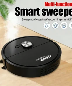 Mini Vacuum Cleaner 3-in-1 Robot Vacuum Cleaner Intelligent Sweeping Robot Household Dust Sweeping Mopping for Home Floor Carpet