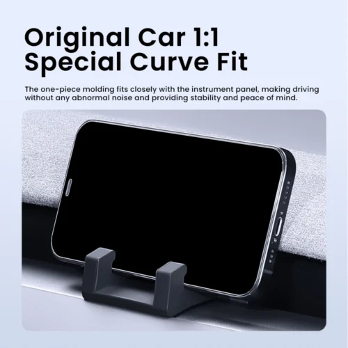 Alternative view of YZ For Tesla Model 3 Y Highland Juniper Car Phone Holder Air Vent Clip Mobile Cell Phone Stand In Car Liquid Silicone Air Outle