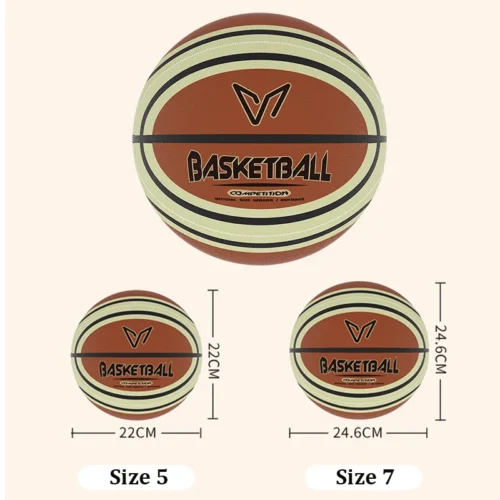 Alternative view of Silent Basketball with Cloth Cover No Bounce Noise Practice Training Ball for Kids PU Foam Soft Touch Perfect for Apartment