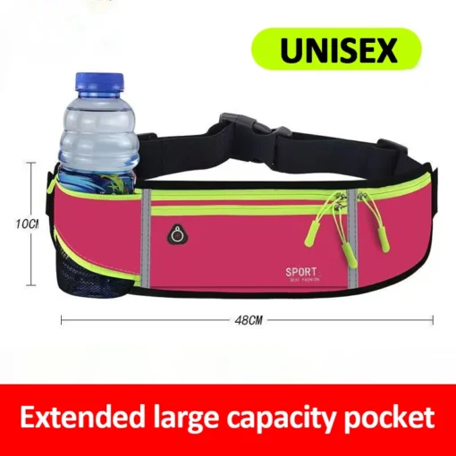 Running Waist Bag with Adjustable Belt for Men and Women for Gym, Jogging, and Cycling - Image 3