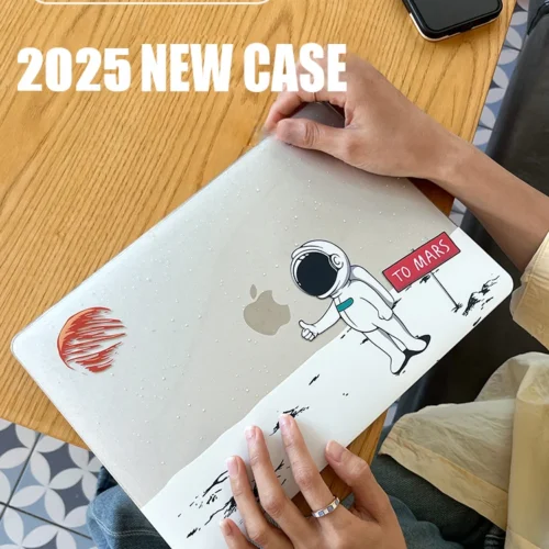 Laptop Case for MacBook Air 15.3 13 M4 Pro 13 M2 2022 Cover M1 2020 2025 M5 Pro 14 16 M4 2024 Hard Shell Shiny Print Case