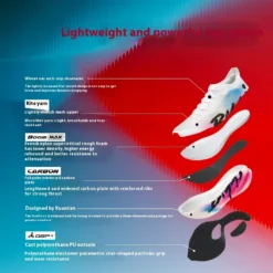 Alternative view of Cushioning Running Shoes with Breathable Design for Men - BMAI 3.0 Turbo 42KM Marathon Sneakers