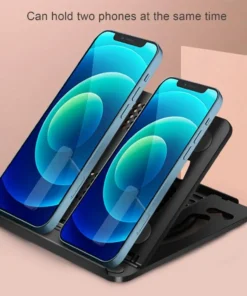 Alternative view of Laptop Stand Portable Laptop Desk Stand with Adjustable Height Heat Dissipation for Tablets Phones Folding Triangle Stabilizer