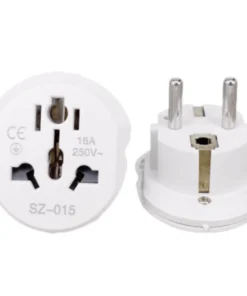 16A Universal EU Travel Adapter Euro Converter UK US AU to EU AC Power Socket Plug Travel Charger Adapter Converter 250V
