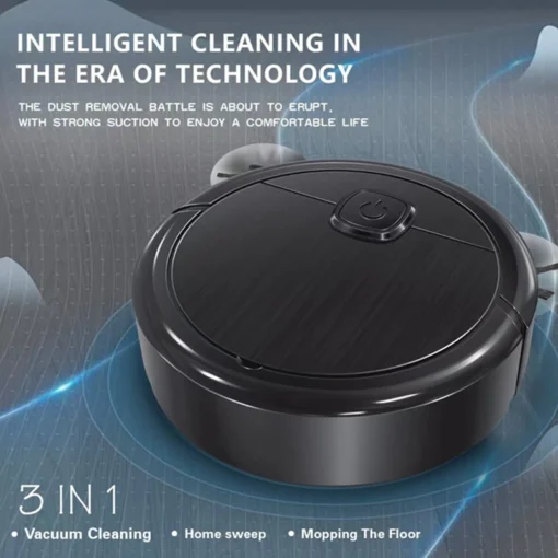 Smart Sweeping Robot Vacuum Mop with 4000pa Suction and Washable Mop for Pet Hair on Hard Floors - Image 3