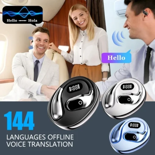 Real Time Translation Headphones with 144 Languages Support for Business and Travel - Image 2
