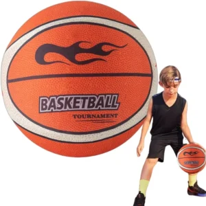 Silent Indoor Basketball - Low Noise Training Ball with High Elasticity for Indoor Practice - No.3. 18CM