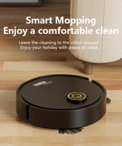 Smart Sweeping Robot Sweeping Suction Mopping 3-in-1 USB Rechargeable Vacuum Home Appliance For Floors Countertops Pet Hair