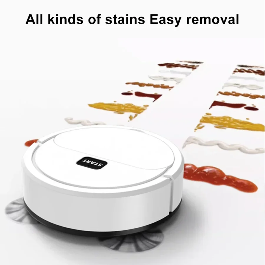 2024 Automatic Cleaner Sweeping Robot Sweep Vacuum Cleaner Mopping The Floor Mini Cleaner Home Use Intelligent 3 In1 Sweeper - Image 3
