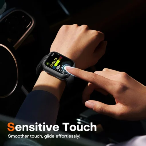 Glass Cover for Apple Watch Case with Screen Protector for iWatch Series 10, 9, 8, 7, 6, SE, 5 in Various Sizes - Image 6