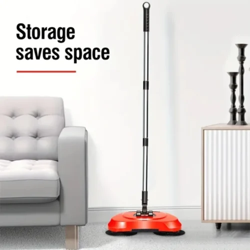 Alternative view of 360° Hand Push Sweeper Vacuum Cleaner Sweeping and Mopping All-in-one Machine Broom Dustpan Combination for Home Office Cleaning