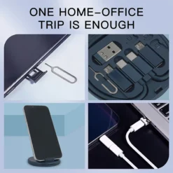 Alternative view of Multi USB Type C Charging Cable Kit with 60W Capacity for Versatile Device Compatibility