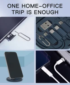 Alternative view of Multi USB Type C to C 60W Charging Adapter Cable Kit USB C to Lighting Conversion Set USB A & Type C to Micro/Type C/Lighting