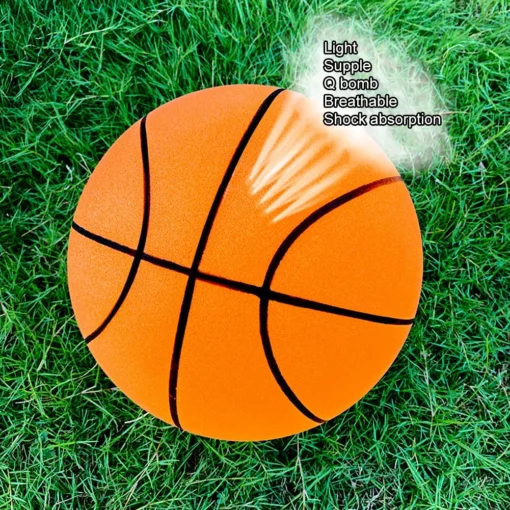 Squeezable Silent Basketball - 18/21/24 CM Diameter - Indoor Bounce Toy for Children - Image 3