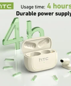 Alternative view of 【AI Translator Earbuds】HTC NE51 Bluetooth Earphones TWS in-Ear Sport Wireless Headphones Long Life with Mic Ultralight Earbuds