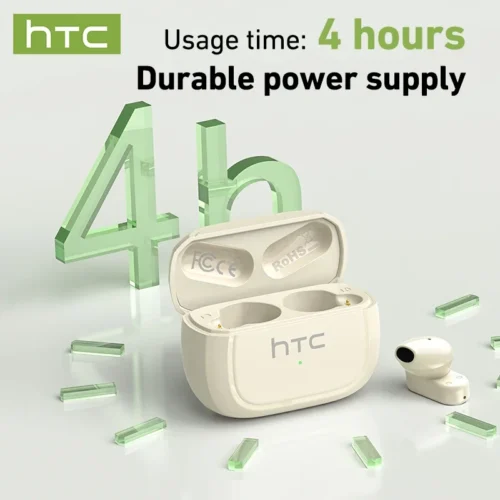 Alternative view of 【AI Translator Earbuds】HTC NE51 Bluetooth Earphones TWS in-Ear Sport Wireless Headphones Long Life with Mic Ultralight Earbuds