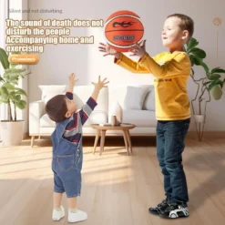 Alternative view of Silent Indoor Basketball - Low Noise Training Ball with High Elasticity for Indoor Practice